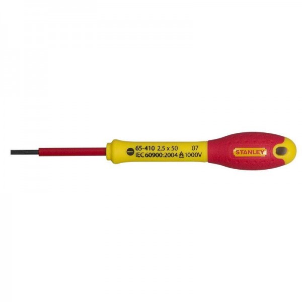 Викрутка електрика Stanley FatMax VDE 1000V SL2.5х50мм (0-65-410)