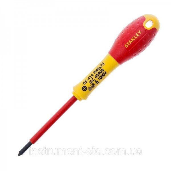 Викрутка електрика Stanley FatMax VDE 1000V Ph0х75мм (0-65-414)