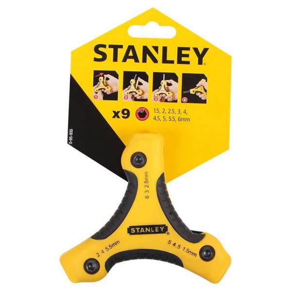 Набір ключів шестигранних Stanley Triangle 0-95-935