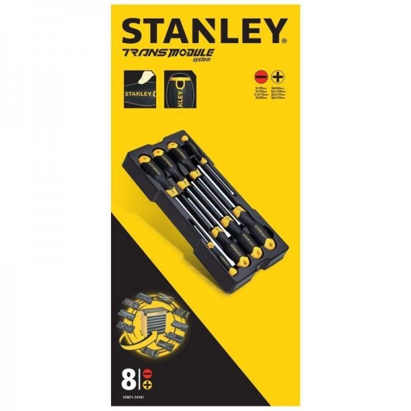 Набір викруток Stanley CushionGrip STMT1-74181