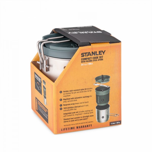 Туристичний набір посуду Stanley Mountain Compact 0.7л (4823082714742)