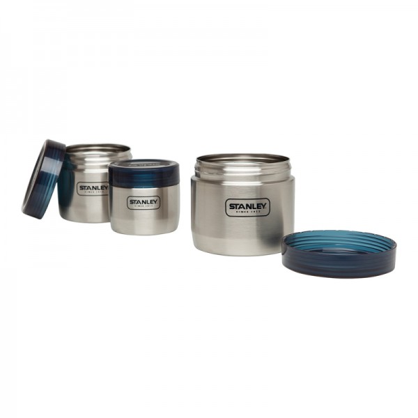 Набір харчових контейнерів Stanley Adventure Canister Set 0.41л, 0.65л, 0.95л сталевий (6939236332613)