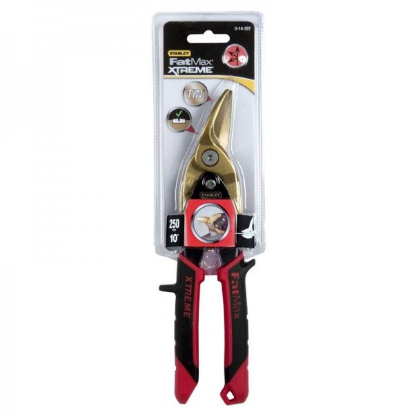Ножиці по металу Stanley FatMax Xtreme Aviation ліві, 250 мм (0-14-207)