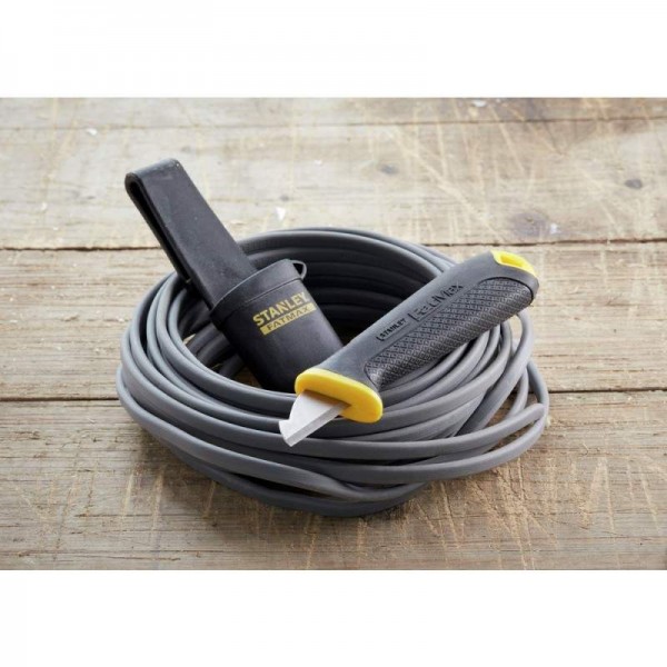 Ніж електрика Stanley FatMax 35 мм, в чохлі (0-10-234)