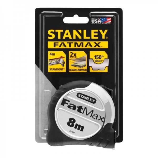 Рулетка Stanley FatMax Xtreme 8м х 32мм (0-33-892)