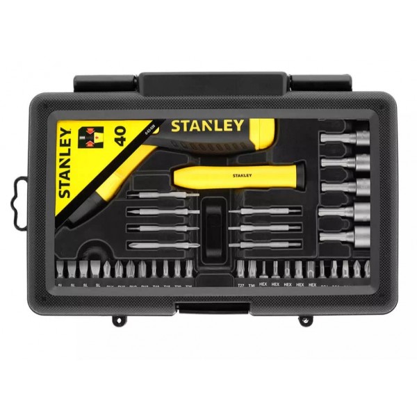 Отвертка-набор Stanley Pistol Grip Ratchet (0-63-038)