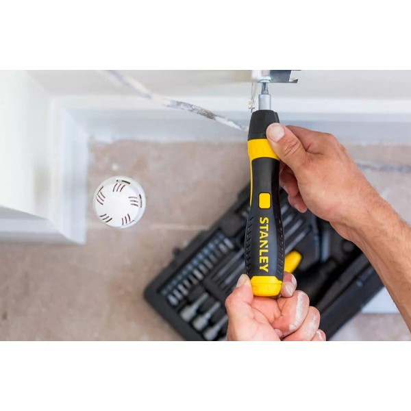 Отвертка-набор Stanley Pistol Grip Ratchet (0-63-038)