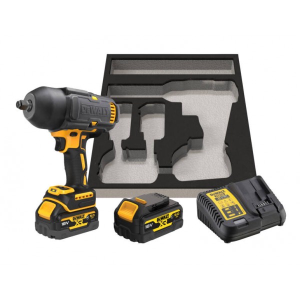 Гайковерт ударный бесщеточный аккумуляторный DeWALT DCF900P2G XR Li-Ion 18 В