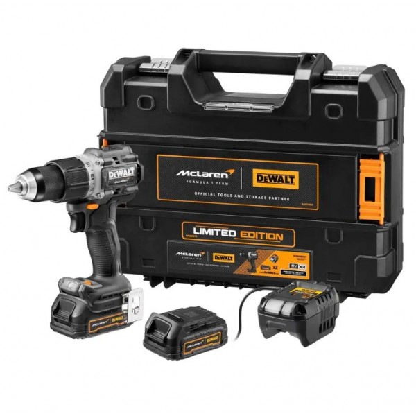 Дрель-шуруповерт бесщеточная DeWALT McLaren F1 TEAM LIMITED EDITION DCD85ME2GT