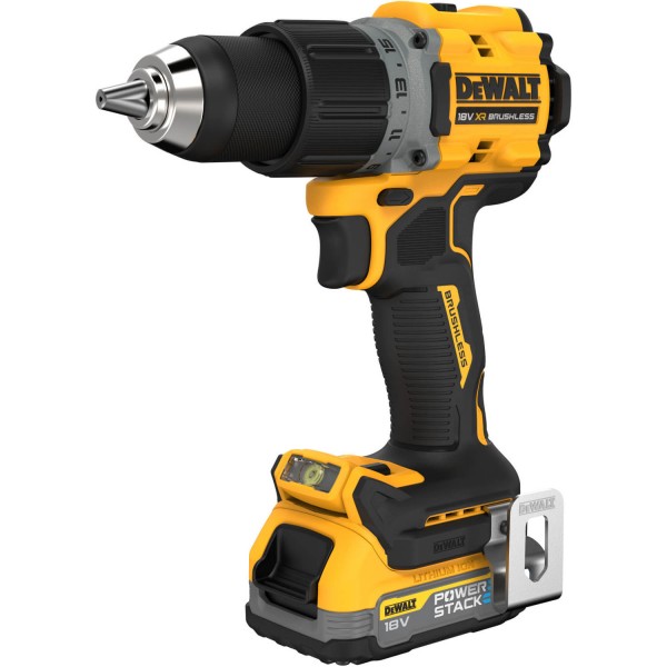Дриль-шурупокрут безщітковий DeWALT DCD800E2T XR Li-Ion PowerStack 18 В