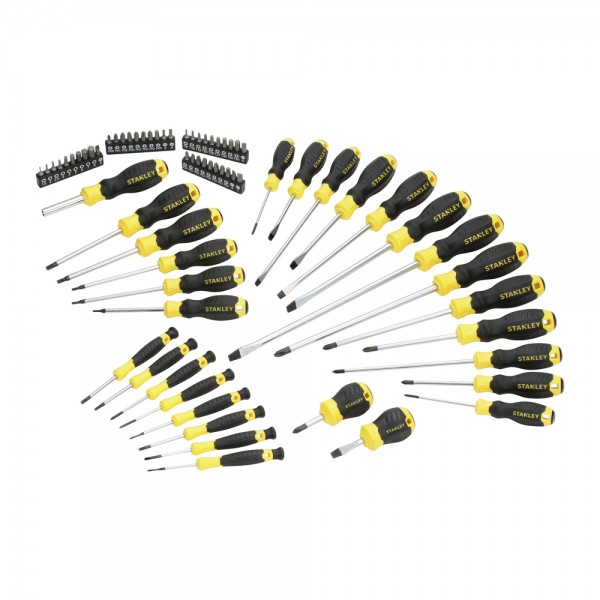 Набір викруток 69 од. (склад: Sl, Ph, Torx, прецизійні: Sl, Ph, Torx, утримувач біт, біти: Sl, P Stanley STHT0-62139