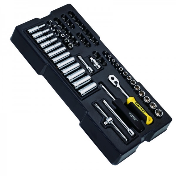 Набір інструментів 1/4" 60 шт. в ложементі Stanley STMT1-74175