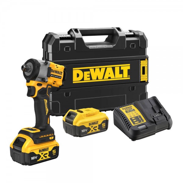 Гайковерт ударный бесщеточный DeWALT DCF922P2T XR Li-Ion 18 В