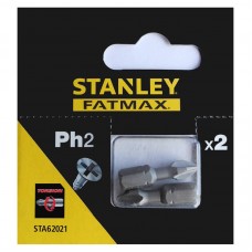 Набір біт Stanley FatMax Ph2 L= 25 мм 2 шт блістер (STA62021)