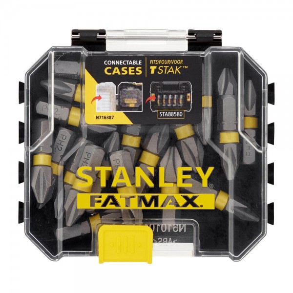 Набір біт Stanley FatMax Phillips Ph2 L=25 мм 20 шт (STA88569)