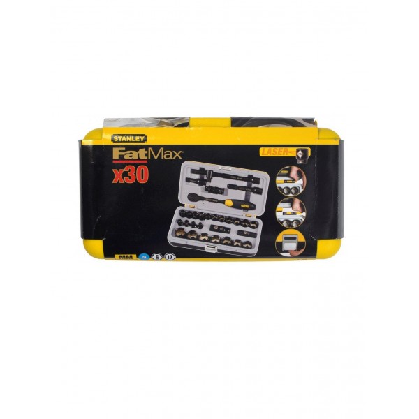 Набір інструментів 1/4", 30 шт ("чорний хром") Stanley 1-94-661
