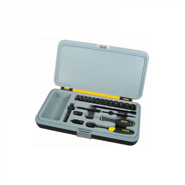 Набір інструментів 1/4", 30 шт ("чорний хром") Stanley 1-94-661