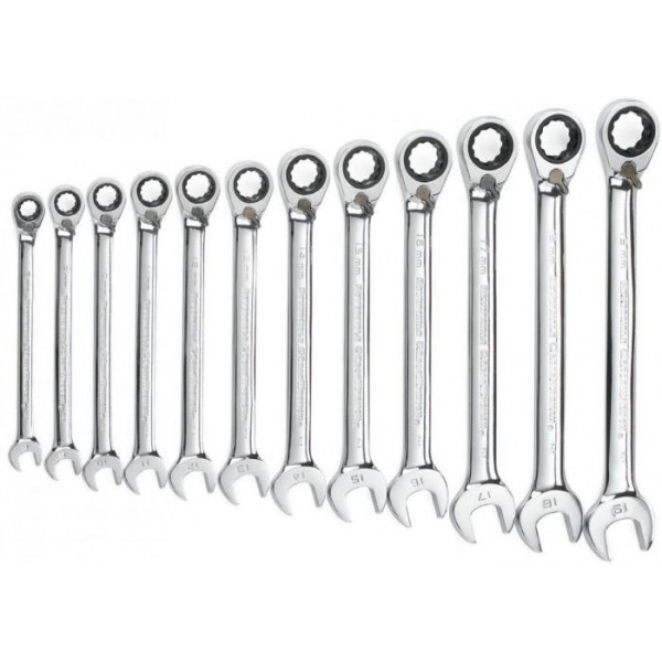 Ключ комбінований 13 мм з тріскачкою з перемикачем Stanley 1-13-305