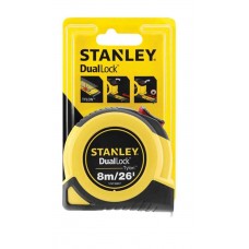 Рулетка 8 м (26") х 25 мм "Tylon™" подвійне блокування Stanley STHT36807-0