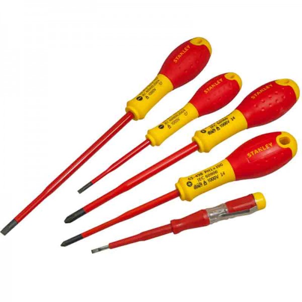 Набір викруток 5 шт ізольованих FatMax XL Stanley XTHT0-62694