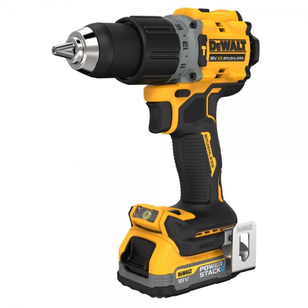 Дриль-шурупокрут безщітковий ударний DeWALT DCD805E1T XR Li-Ion PowerStack 18 В