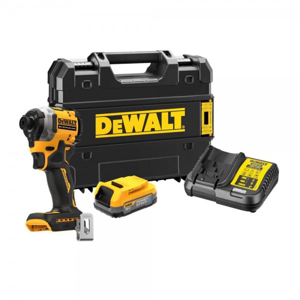 Шурупокрут ударний акумуляторний безщітковий DeWALT DCF850E1T XR Li-Ion 18 В PowerStack