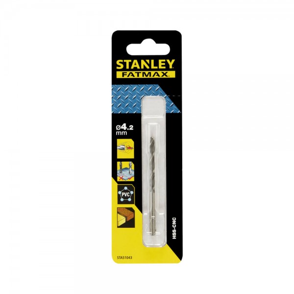 Cвердлo по металу Stanley Fat Max 4.2х43х75 мм (STA51043)