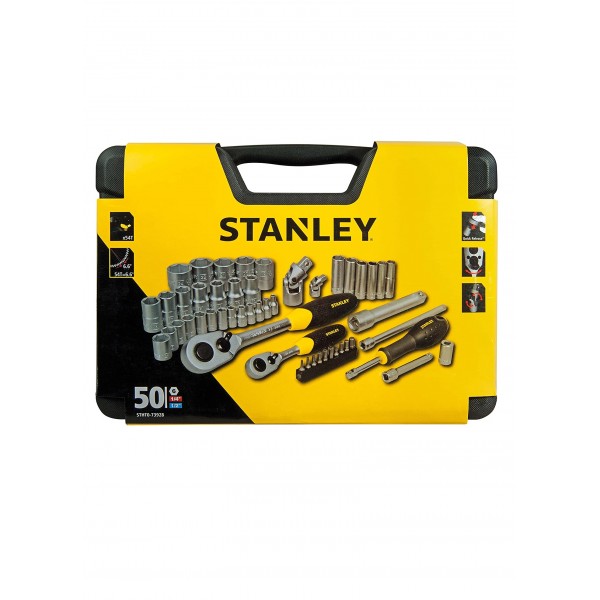Набор инструментов 1/2" 1/4" 50 шт Stanley STHT0-73928 - Уцінка