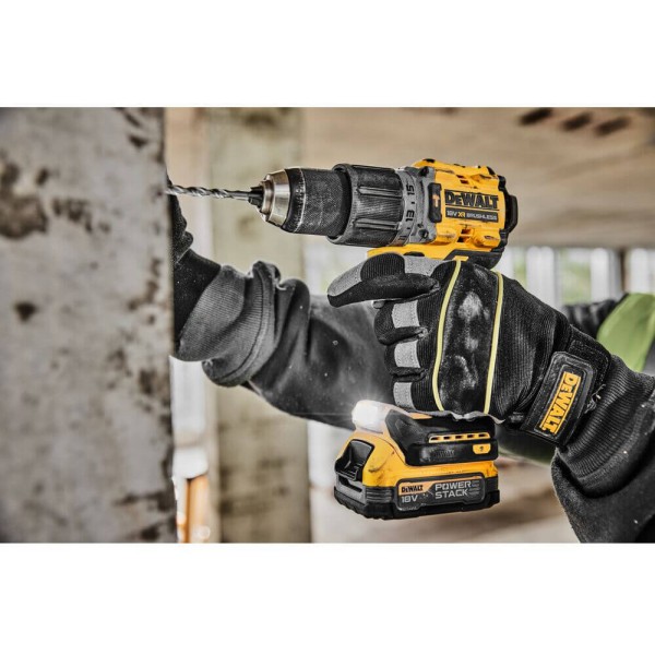 Дриль-шурупокрут безщітковий ударний DeWALT DCD805E2T XR Li-Ion PowerStack 18 В