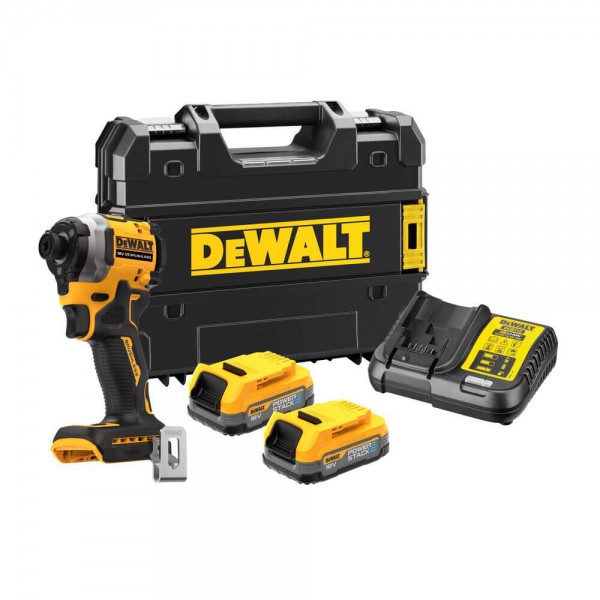 Шурупокрут ударний акумуляторний безщітковий DeWALT DCF850E2T XR Li-Ion 18 В PowerStack