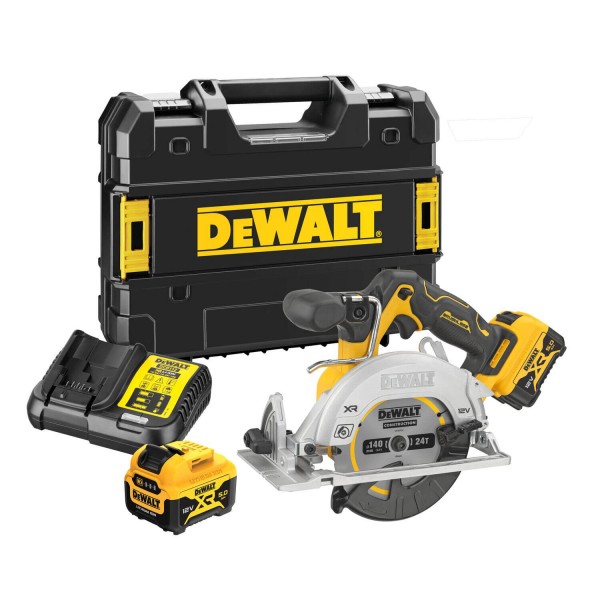 Пила дискова акумуляторна DeWALT DCS512P2 12В XR Li-lon