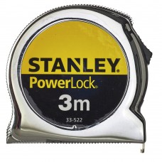 Рулетка 3м х 19мм MICRO POWERLOCK армована стрічка Stanley 0-33-522