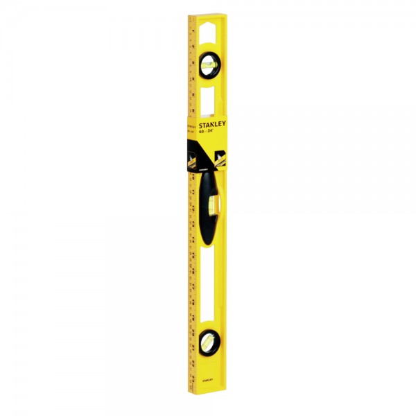 Рівень 60 см двотавровий магнітний – 3 колби +/- 0,5 мм/м Stanley XTHT1-42132