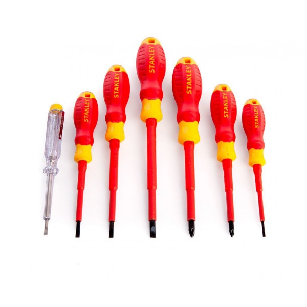 Набір викруток 7 шт ізольованих Stanley STHT60031-0