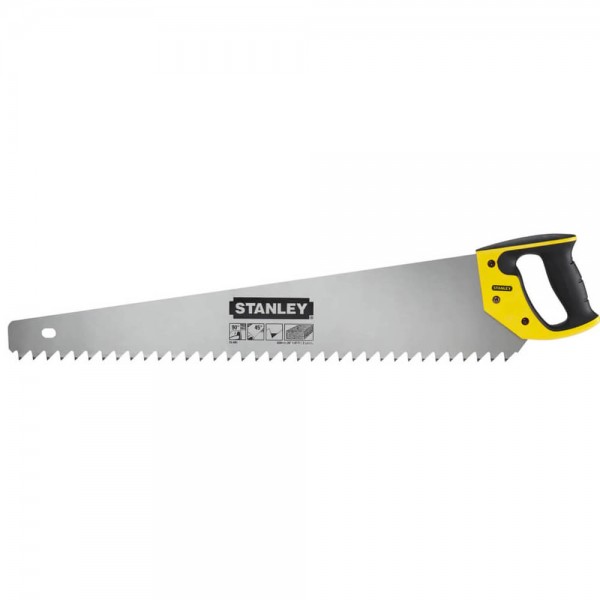 Ножівка Stanley з загартованим зубом по чарункуватому бетону (пінобетону) L = 650мм 12 tpi (1-15-441)