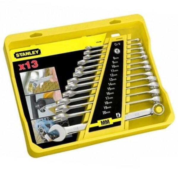Набір ключів гайкових комбінованих Stanley 13 шт (4-94-648)