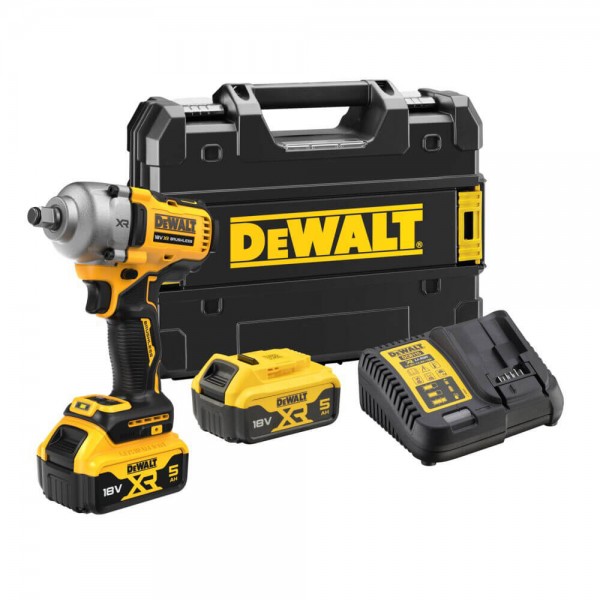Гайковерт ударний безщітковий DeWALT DCF891P2T XR Li-Ion 18 В