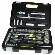 Набір інструментів 1/4"+1/2", 77од Stanley 1-94-669