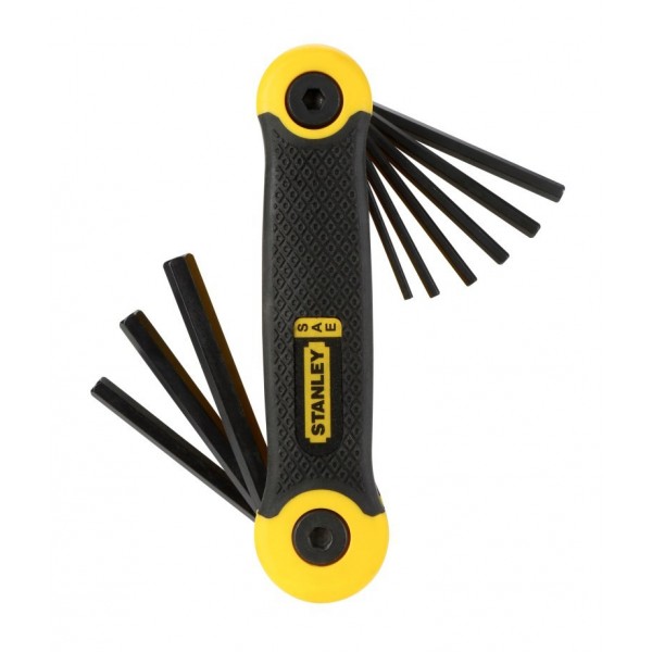 Комплект наборів ключів торцевих (6-ти грран.8шт-метріч, 9-шт дюйм.) Stanley 2-69-267