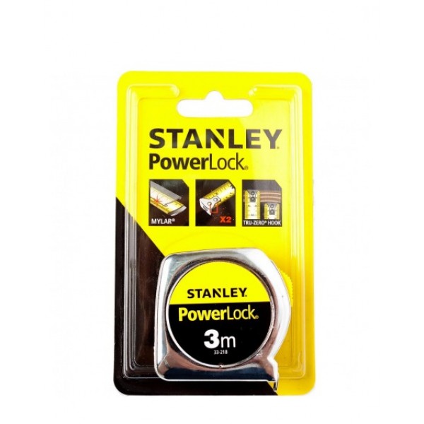 Рулетка Stanley Powerlock  3 м х12.7 мм (0-33-218)