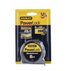 Рулетка 8 м х 25 мм POWERLOCK Stanley 0-33-527