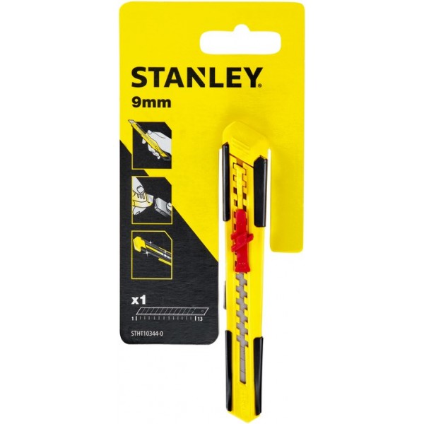Нож 9 мм сегментированое лезвие 130 мм металопластиковый серия SО Stanley STHT10344-0
