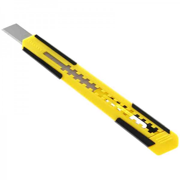 Нож 9 мм сегментированое лезвие 130 мм пластик серия SM, 3 шт Stanley 2-10-150