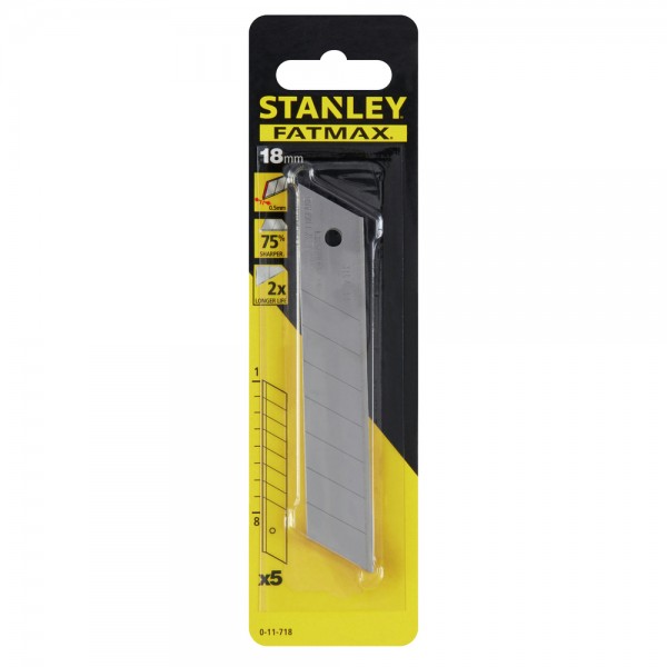Лезо 18мм FatMax® з сегментами, що відламуються (50шт.) Stanley 3-11-718
