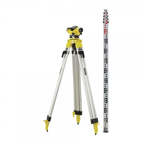Рівень-нівелір оптичний Stanley  FatMax XL AL32" (шкала в градусах) у комплекті з триножною та 5-метровою (1-77-244)