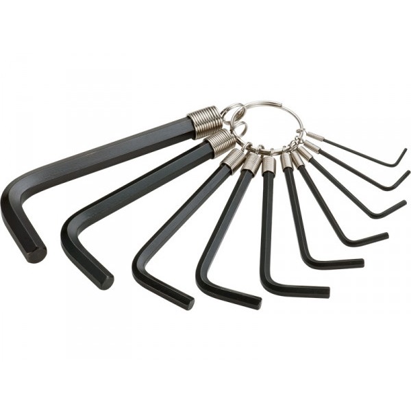 Набір ключів 6-ти гран. 10 шт 1.5-10 мм на кільці Stanley STMT69213-8