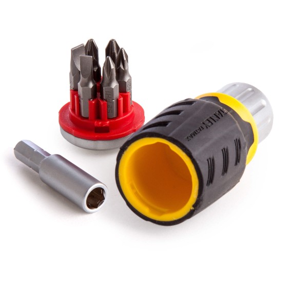 Викрутка-набір Stanley Stubby реверсивна 6 біт: Ph1 Ph2; Pz1 Pz2; SL 5 і 6 мм (FMHT0-62688)