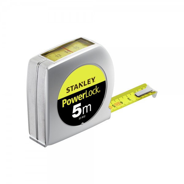 Рулетка 5м х 19мм Powerlock із вікном зверху Stanley 0-33-932
