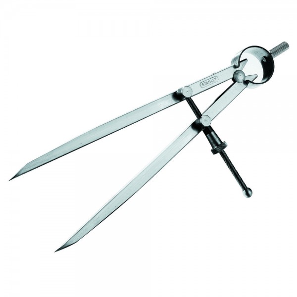 Циркуль розмічальний (кронциркуль) із пружинним механізмом 200 мм. Stanley 0-47-011