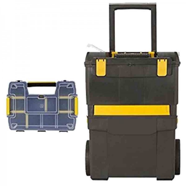 Ящик з колесами + ящик-органайзер (бонус комплект) Stanley STST1-73645